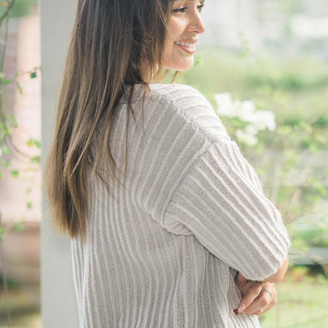2308 Deep V Cardigan