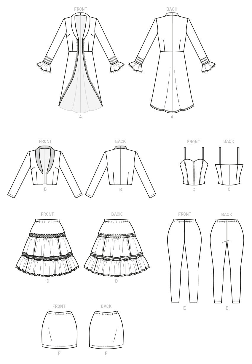 McCall's Misses' Costumes M8224 - Sewing Pattern
