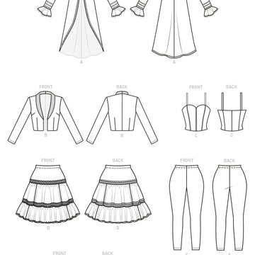 McCall's Misses' Costumes M8224 - Sewing Pattern