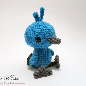 Amigurumi Woodland Critter Bluebird