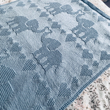 Loved up Elephants Blanket