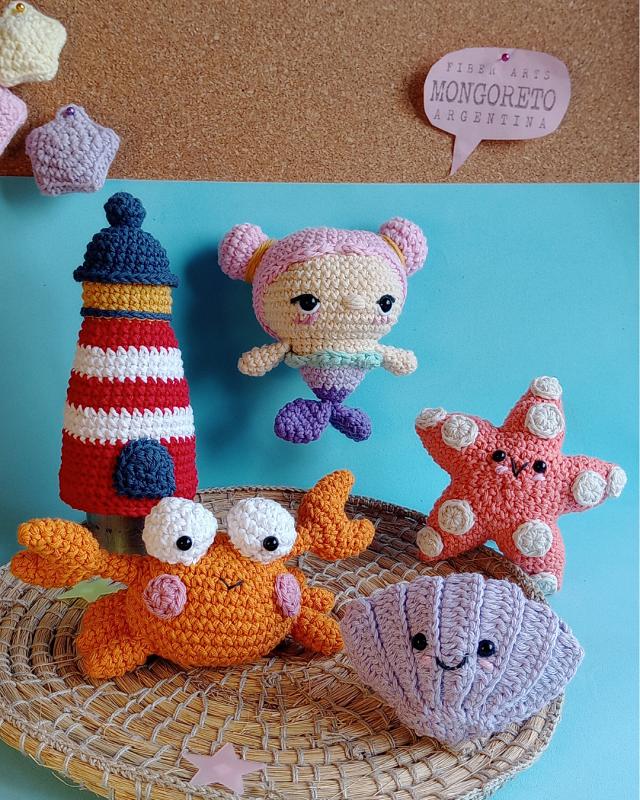Amigurumi Seaside set