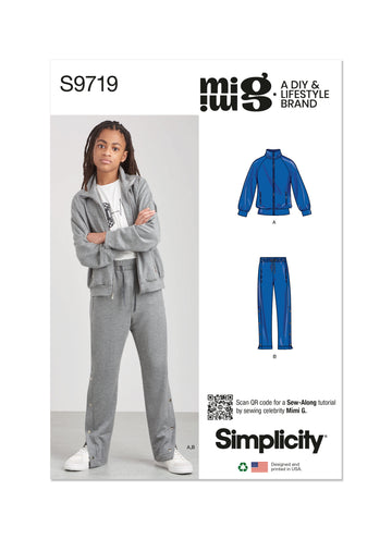 Simplicity Boys' Knit Jacket and Pants by Mimi G Style S9719 - Sewing Pattern