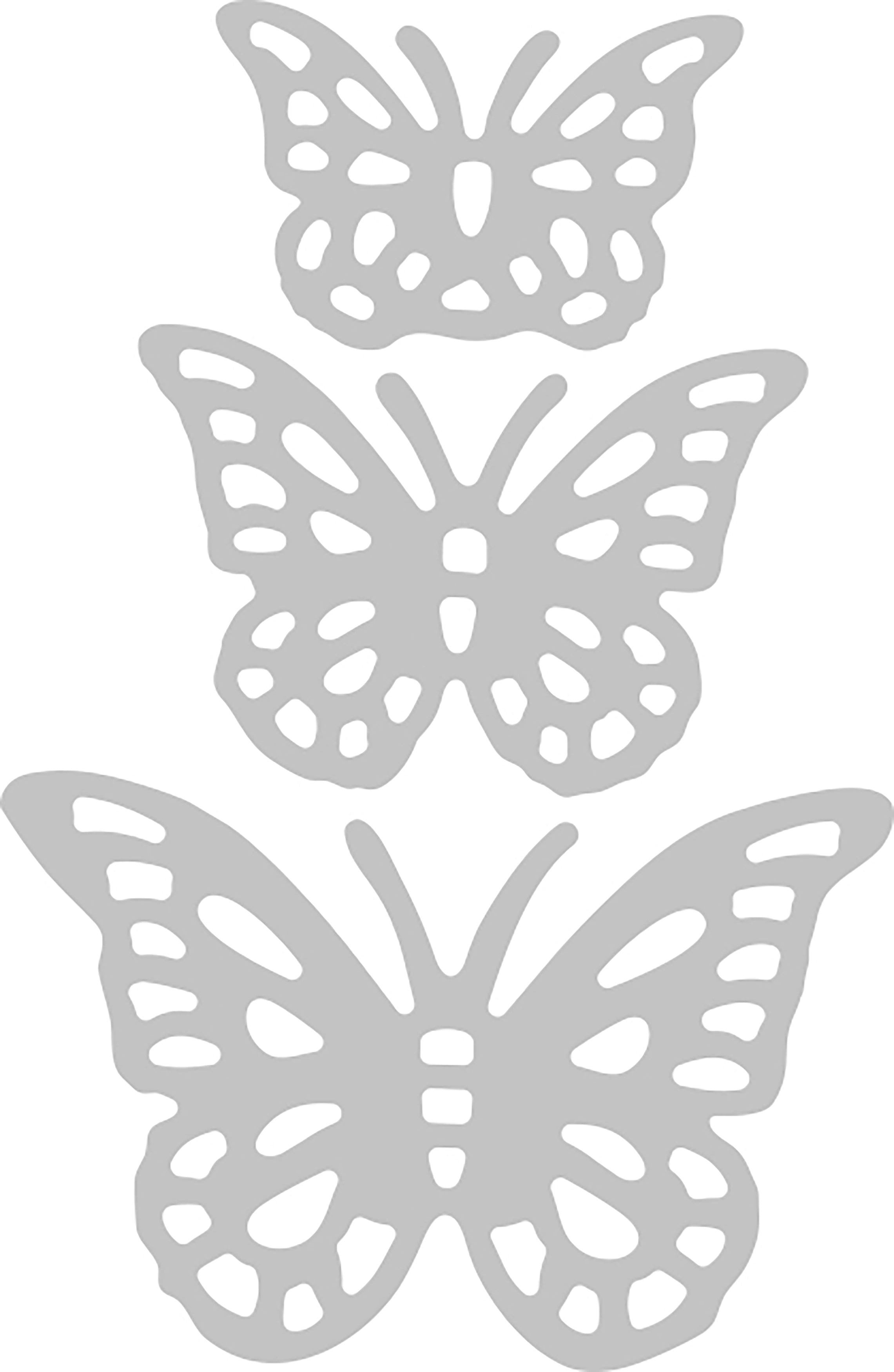 Paper Rose Dies - Fancy Butterflies