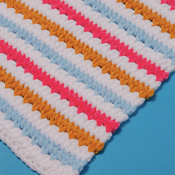 Squishy Blanket - Free Crochet Pattern For Kids in Paintbox Yarns Chenille by Paintbox Yarns