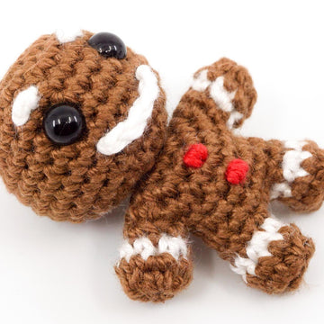 Mini Noso Gingerbread Man Crochet Pattern