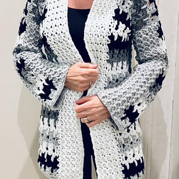 YEDI CARDI-Crochet PATTERN.English USA& Dutch