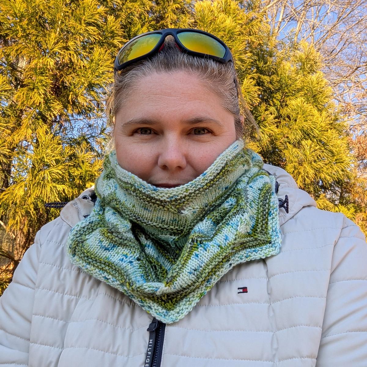 Dancing Stripes Cowl