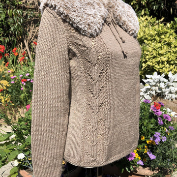 Jessica, Vintage Sweater with Optional Collar