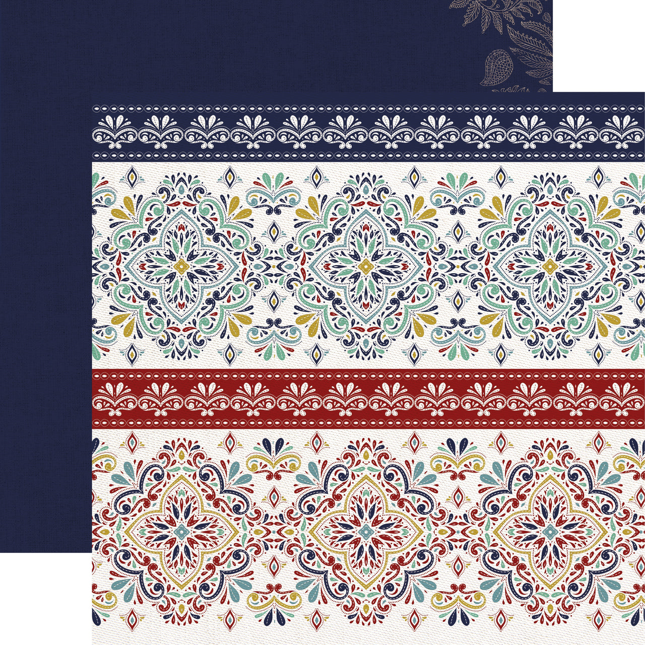 Kaisercraft Grand Bazaar Double-Sided Cardstock 12"X12" 10/Pkg - Carefree