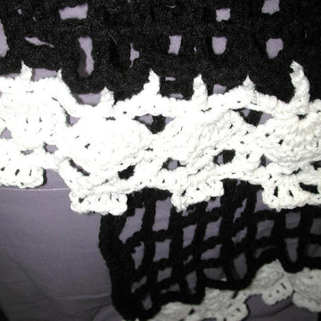 Wicked! A Creepy Skull Asymetrical Capelet