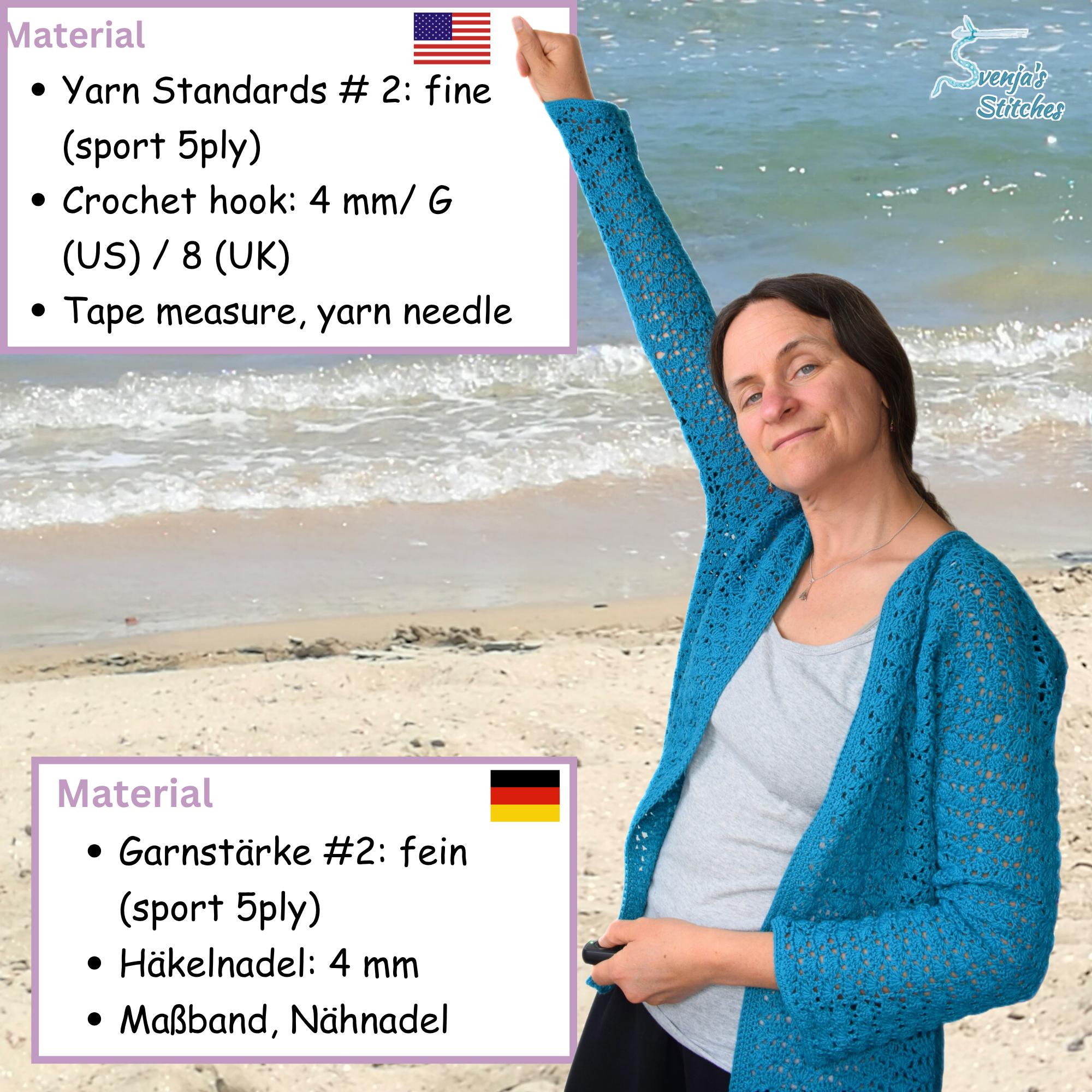 Lace Muschel Cardigan