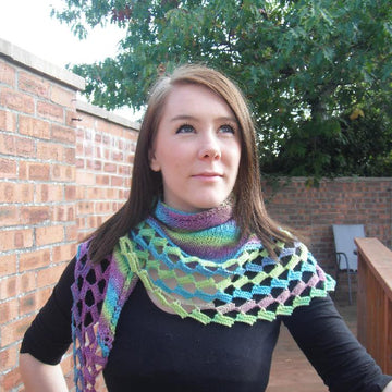 Bricks & Mortar Triangular Shawl