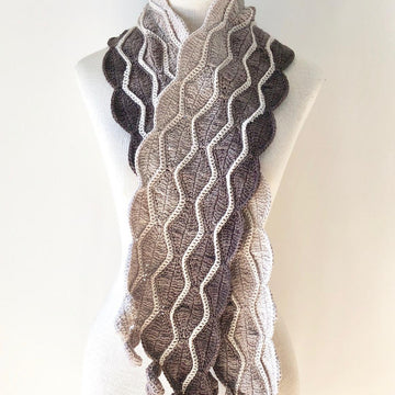 Elegant Leaves Scarf