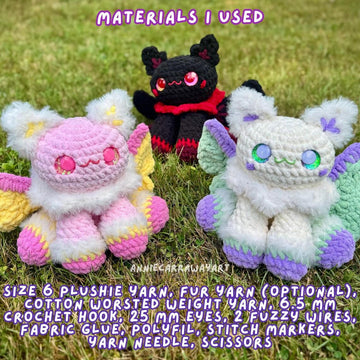Moth and Mothman Crochet Pattern