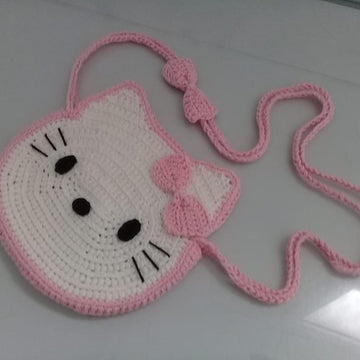 Cute HELLO KITTY  Messenger Bag by SweetSamDesign