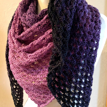 Heartland Crochet Triangle Shawl