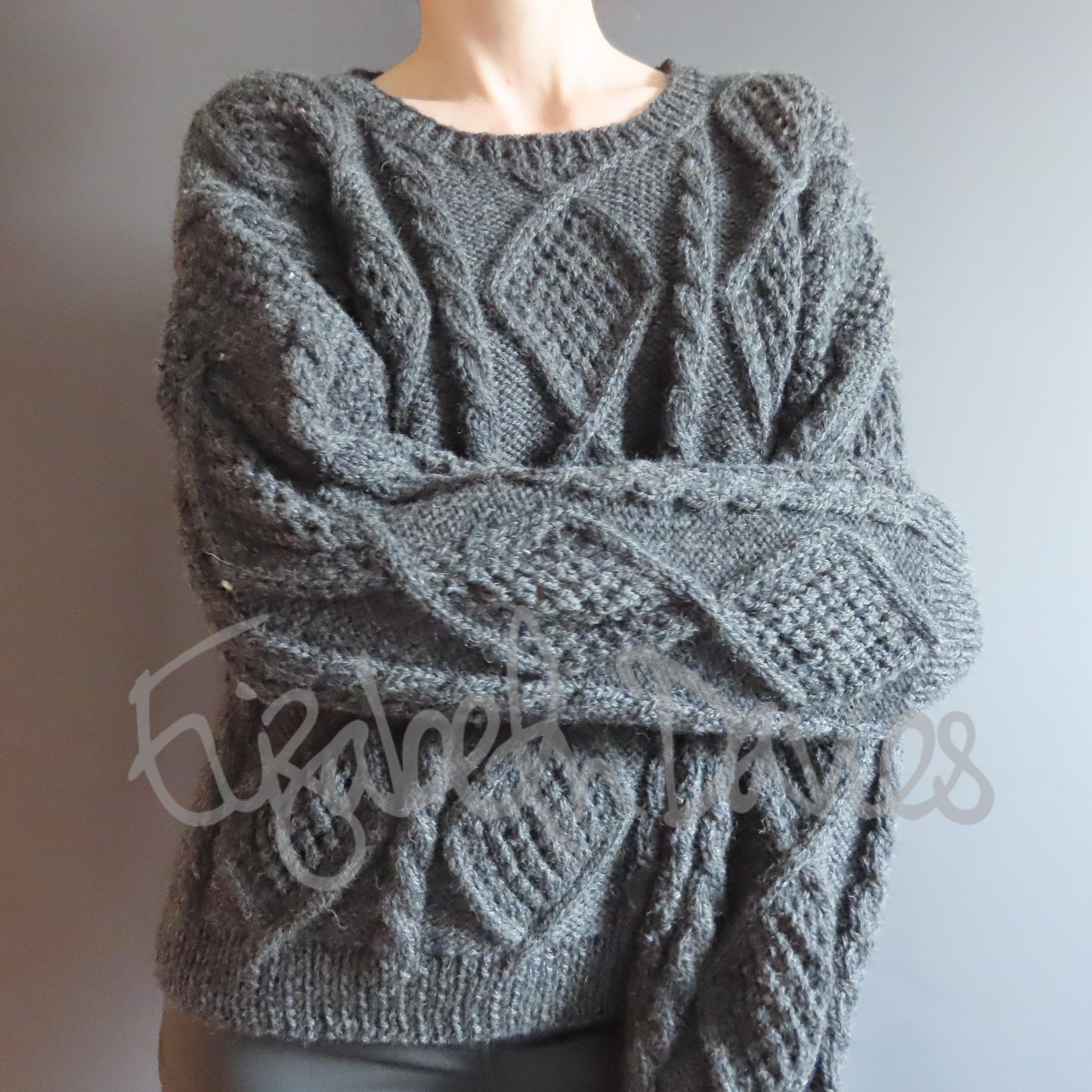 Lace Diamond Sweater