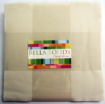 Moda Fabrics Bella Solids 10in Squares - Natural