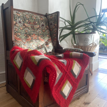 Log Cabin Lapghan