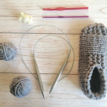Merino wool slippers