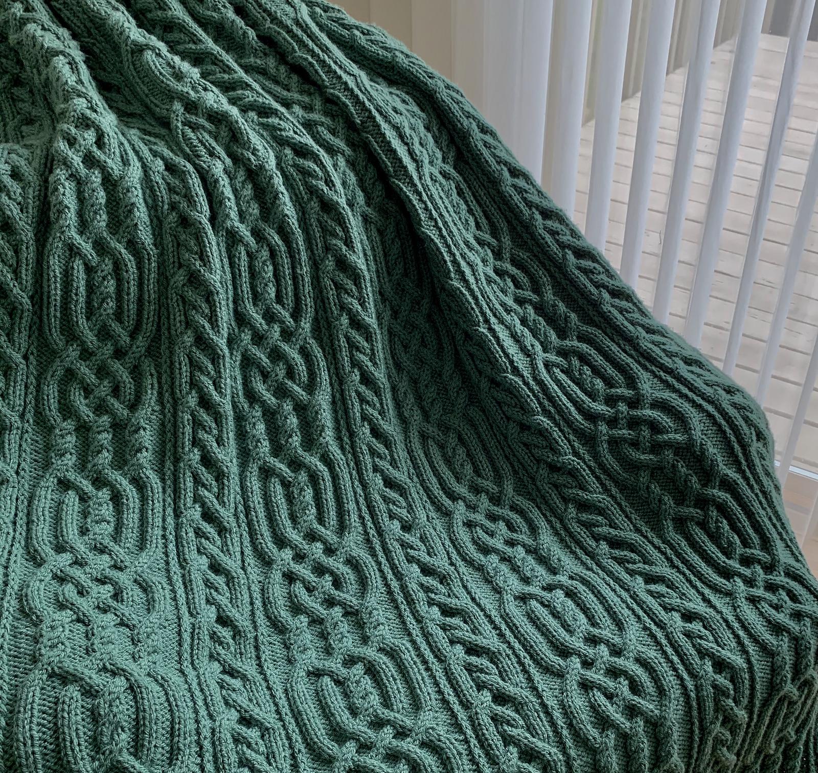 Keltie Cables Blanket or Throw