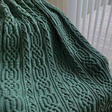 Keltie Cables Blanket or Throw