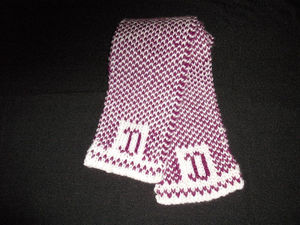 "D" Anything Scarf