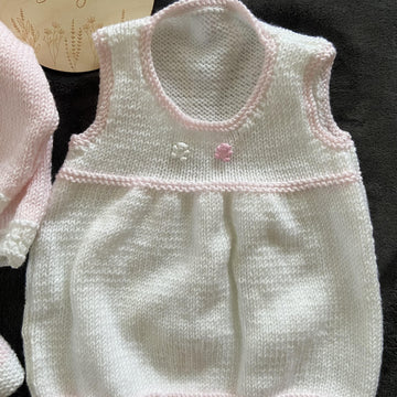 Hermione Baby Set Knitting Pattern premature-12 months approx
