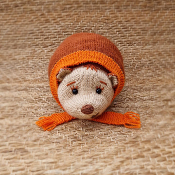 Knitting Pattern DK Autumn Hedgehog Stuffed Toy Gift Charity knit EASY Stuffie (PDF)