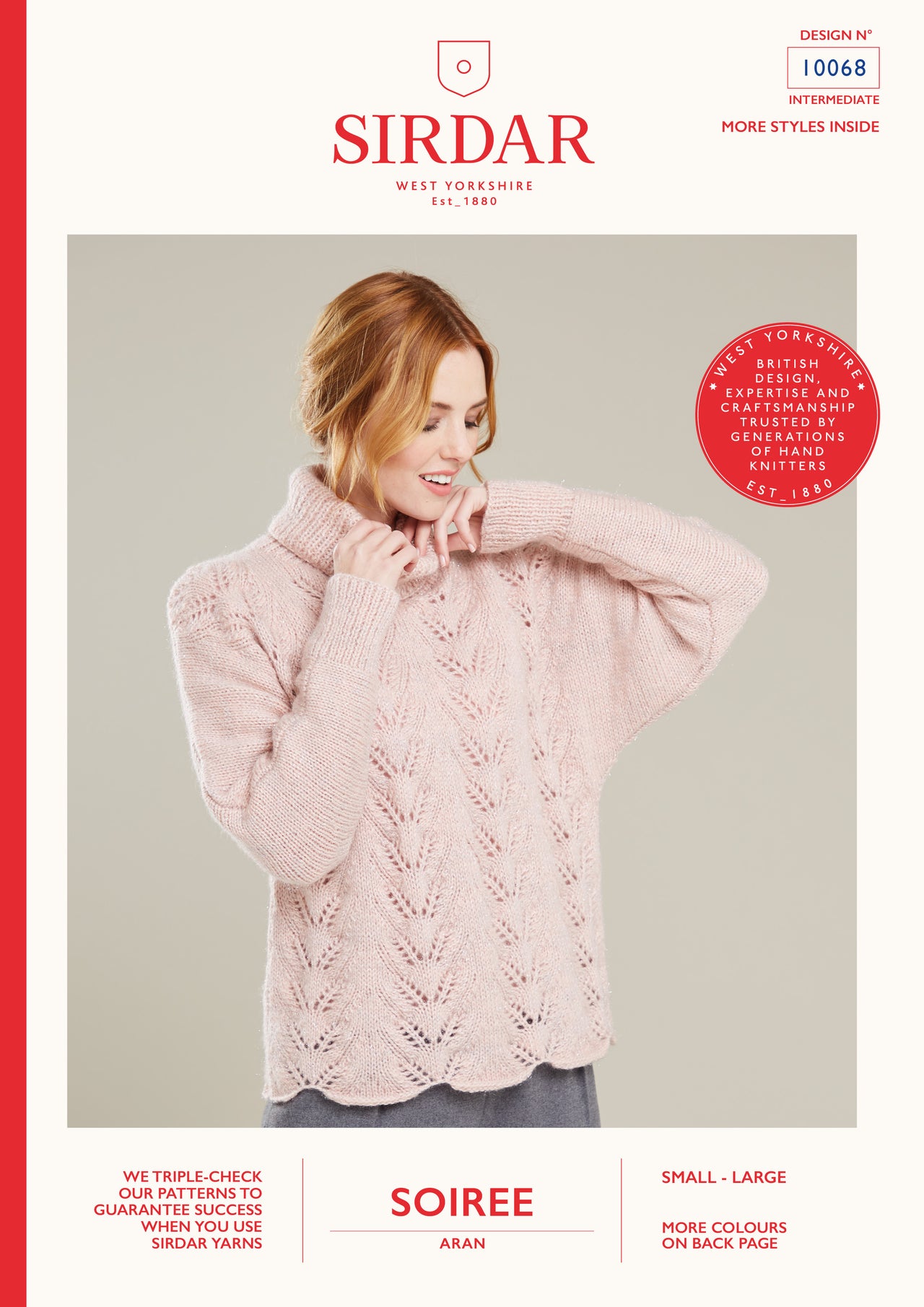 Jumper in Sirdar Soiree - 10068 - Leaflet