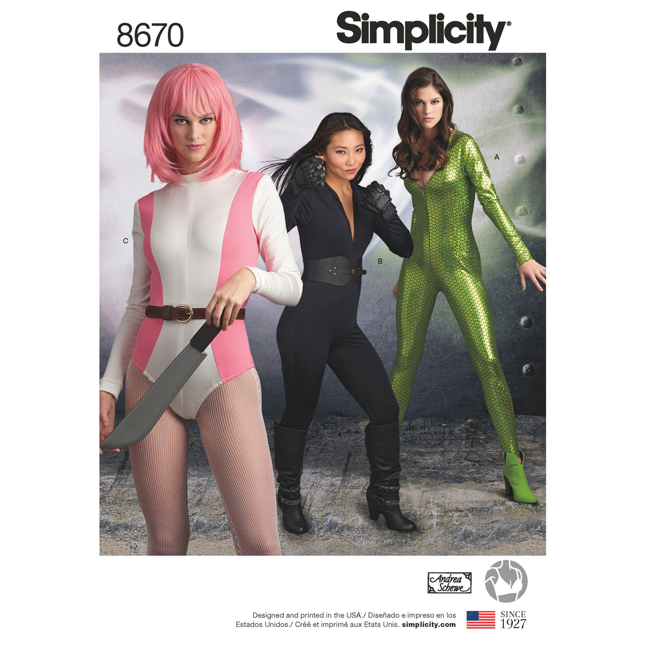 Simplicity 8670 Women's Knit Costume - Sewing Pattern
