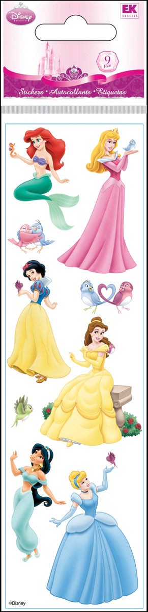 Sticko Disney Slims Dimensional Stickers - Princess