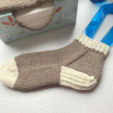 Cozy Toe-up Booties