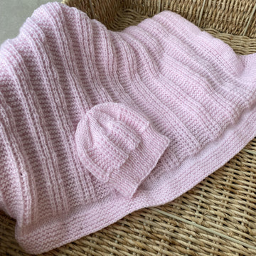 Ladder Baby Knit Blanket