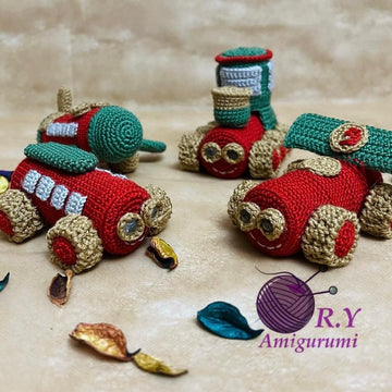 Amigurumi Recycle mini happy engines