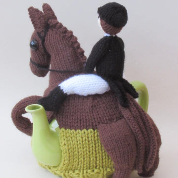 Dressage Horse and Rider Tea Cosy