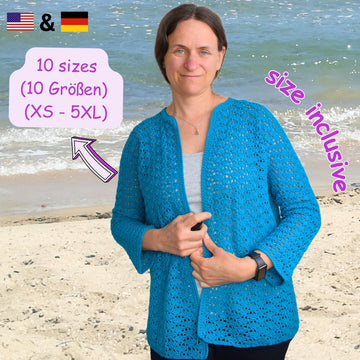 Lace Muschel Cardigan