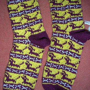 Dachshound sock pattern