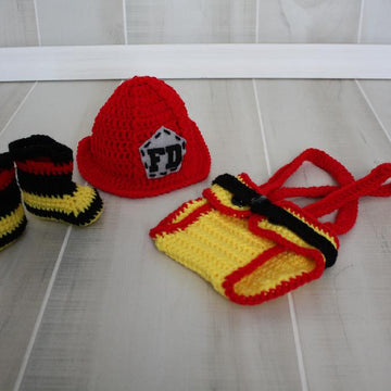 Newborn Firefighter Outfit