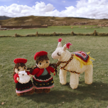 Trip to Peru, Peruvian Girls & Llama