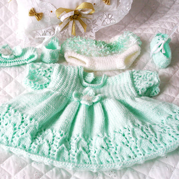 Dolls Clothes Dress Set knitting pattern