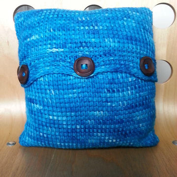 Tunisian Sampler Cushion Cover