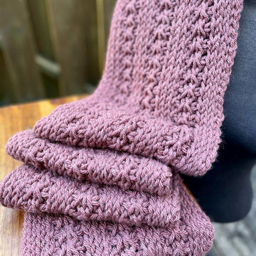 Shiloh Tunisian Scarf
