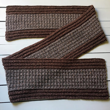 Mans Crochet Scarf Pattern: Your Man Tweeds a Crocheted Scarf!