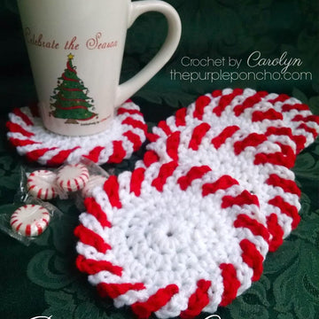 Peppermint Coasters