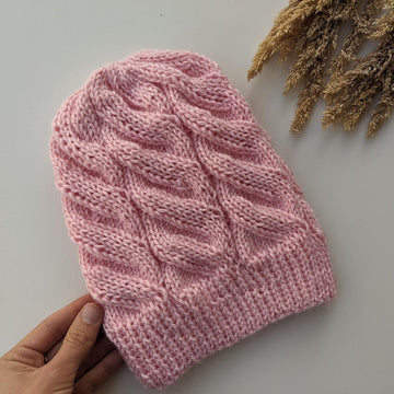 Faux Cable Hat