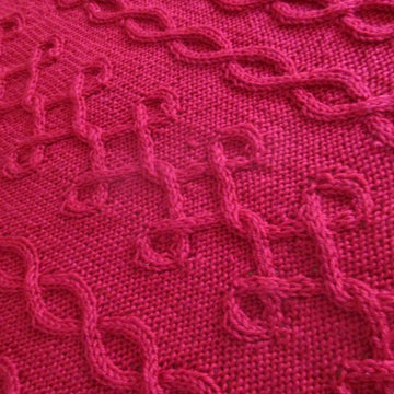 Diamond Twist Cable Throw