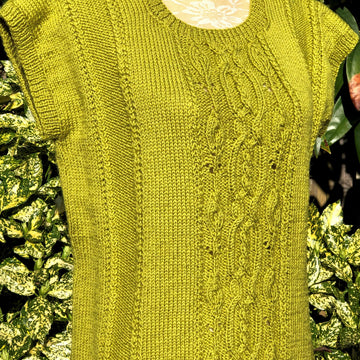 Cara - Top with Cable and Leaf Panel