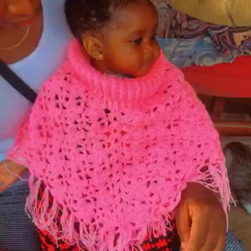 Floral Bloom Poncho Crochet Pattern